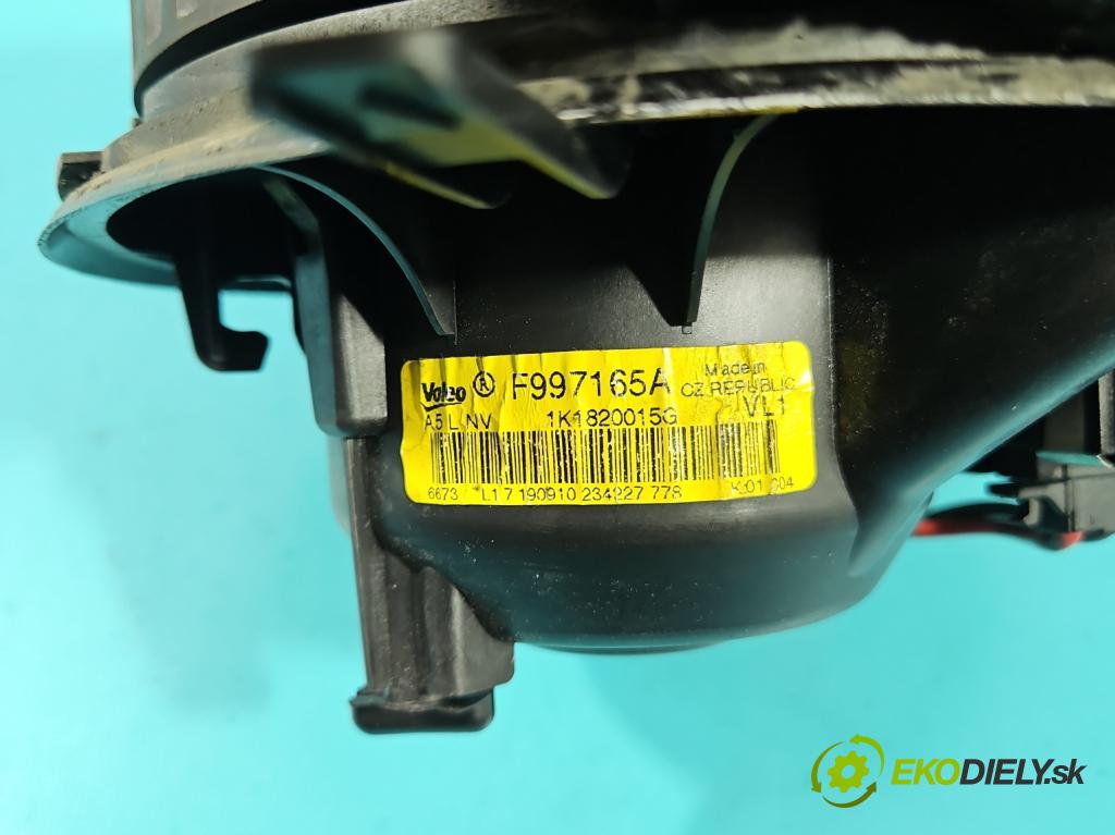 Vw Touran I 2003-2015 1.6 tdi 105 HP manual 77 kW 1599 cm3 5- ventilátor vzduchu 3C0907521F