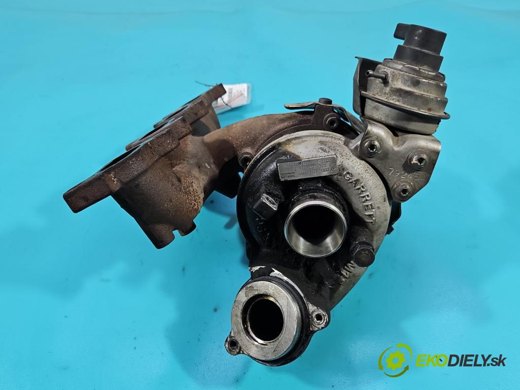 Vw Touran I 2003-2015 1.6 tdi 105 HP manual 77 kW 1599 cm3 5- turbodúchadlo, turbo 775517-1 (Turbodúchadlo (kompletné))