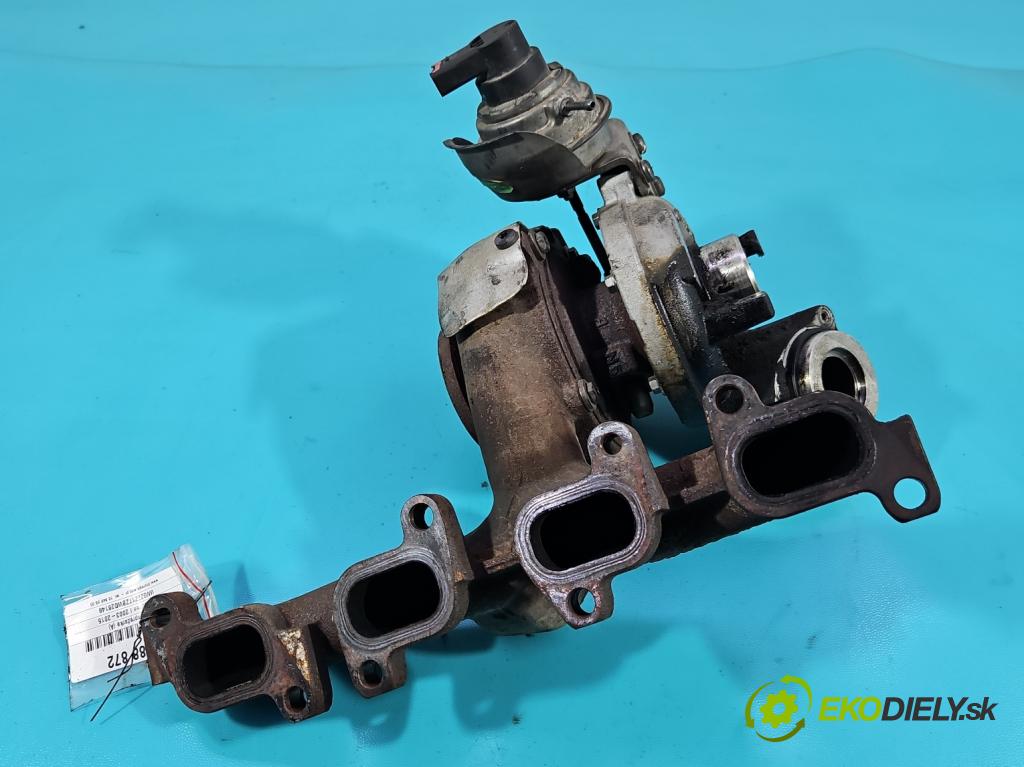 Vw Touran I 2003-2015 1.6 tdi 105 HP manual 77 kW 1599 cm3 5- turbodúchadlo, turbo 775517-1 (Turbodúchadlo (kompletné))