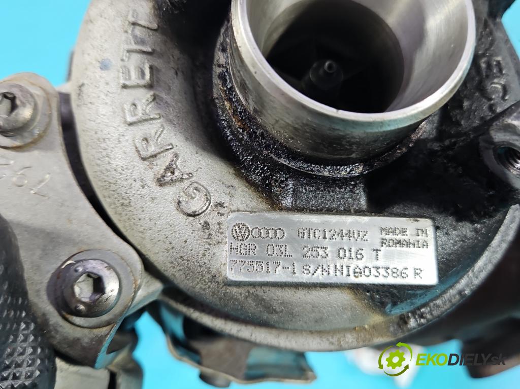 Vw Touran I 2003-2015 1.6 tdi 105 HP manual 77 kW 1599 cm3 5- turbodúchadlo, turbo 775517-1 (Turbodúchadlo (kompletné))