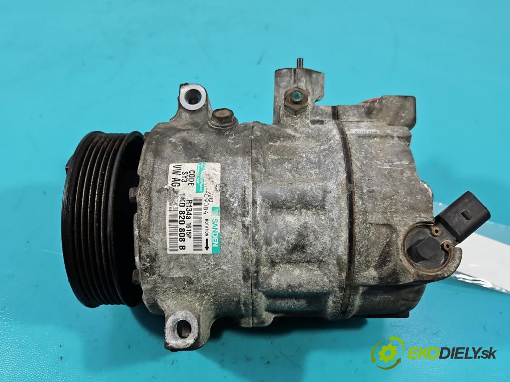 Vw Touran I 2003-2015 1.6 tdi 105 HP manual 77 kW 1599 cm3 5- Kompresor: klimatizácie 1K0820808B (Kompresor klimatizácie)