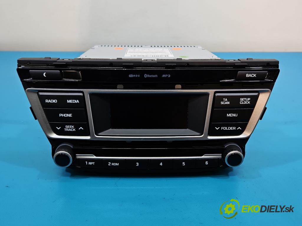 Hyundai i20 II 2014-2020 1.2 16V 84KM manual 61.8 kW 1248 cm3 5- Radio originál 96170C8050RDR