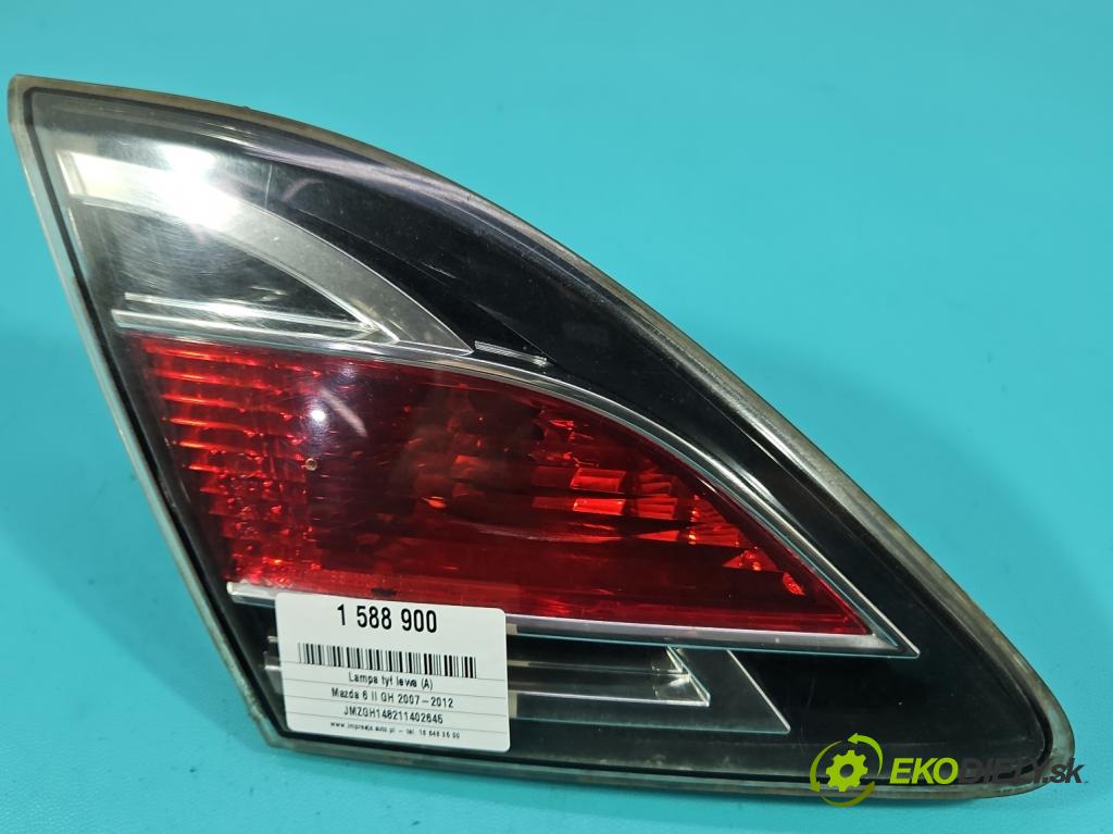 Mazda 6 II GH 2007-2012 1.8 16V 120 HP manual 88 kW 1798 cm3 5- svetlo / reflektor zadné ľavé kufrové dvere 132-41055