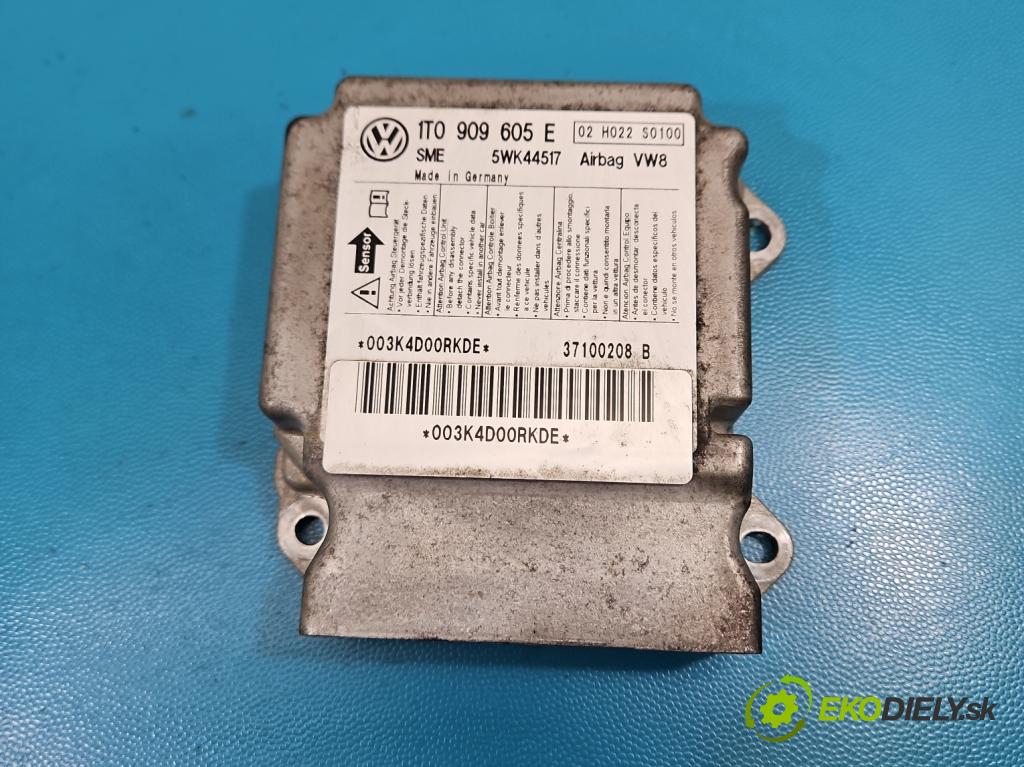 Vw Touran I 2003-2015 1.6 tdi 105 hp manual 77 kW 1599 cm3 5- řídící jednotka polštáře: 5WK44517
