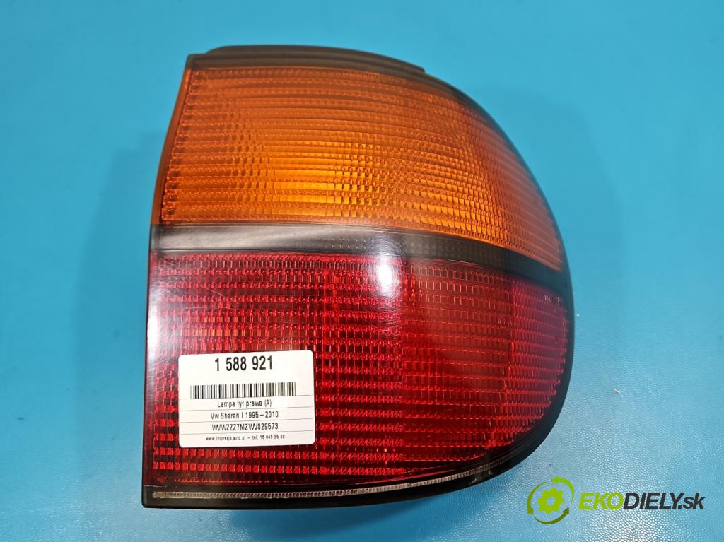 Vw Sharan I 1995-2010 1.9 tdi 110 HP manual 81 kW 1896 cm3 5- svetlo / reflektor zadné pravé 7M0945258A (Kľučka dverí ostatné)