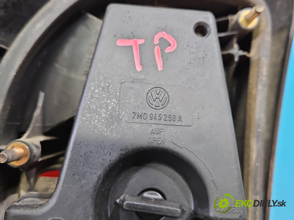 Vw Sharan I 1995-2010 1.9 tdi 110 HP manual 81 kW 1896 cm3 5- svetlo / reflektor zadné pravé 7M0945258A (Kľučka dverí ostatné)