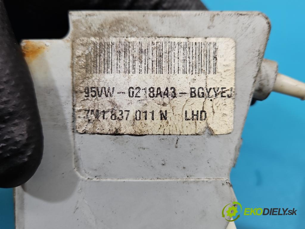 Vw Sharan I 1995-2010 1.9 tdi 110 HP manual 81 kW 1896 cm3 5- zámok predné ľavý 93BG-220A20-AD