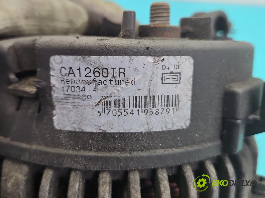Vw Sharan I 1995-2010 1.9 tdi 110 hp manual 81 kW 1896 cm3 5- Alternator  (Alternátor)