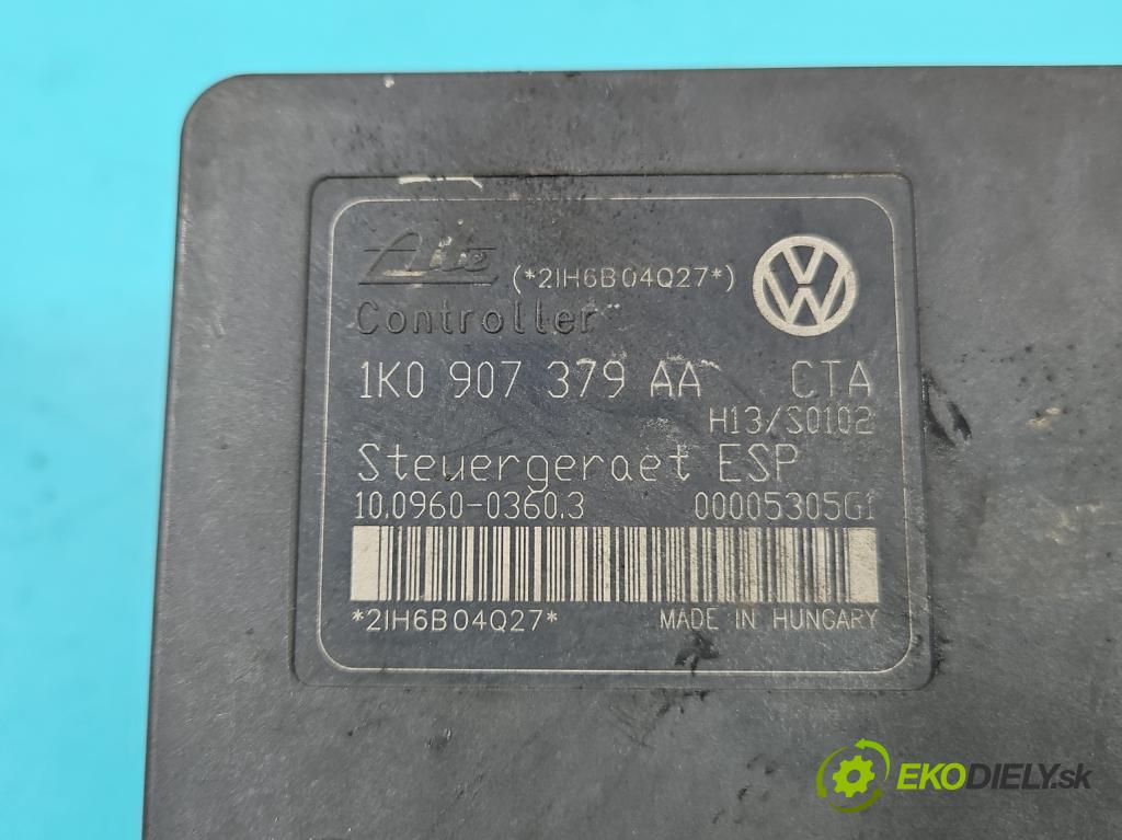 Vw Golf plus 1.9 tdi 90 HP manual 66 kW 1896 cm3 5- čerpadlo abs 1K0907379AA (Pumpa ABS)