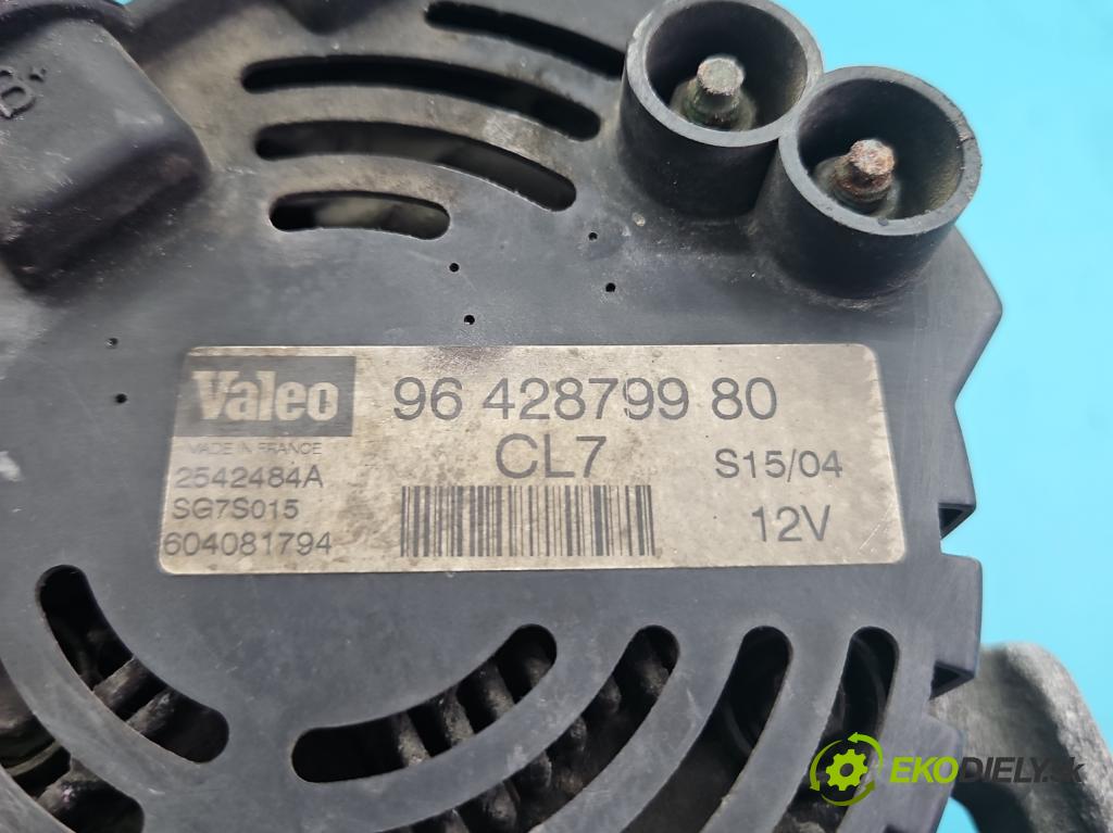 Peugeot Expert I 1995-2006 2.0 16V 136 HP manual 100 kW 1997 cm3 5- Alternator 9642879980 (Alternátor)
