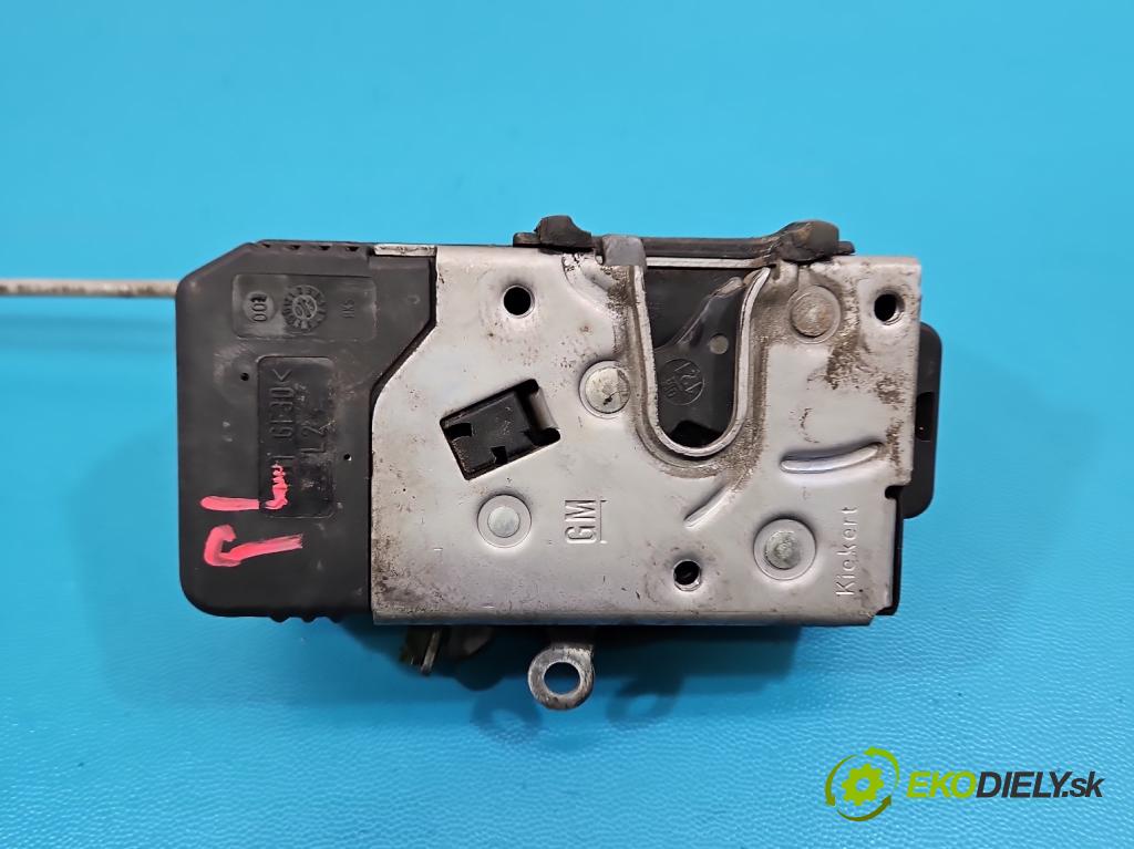 Opel Meriva A 2002-2010 1.6 16V 101 HP manual 74 kW 1598 cm3 5- zámok predné ľavý 13154791