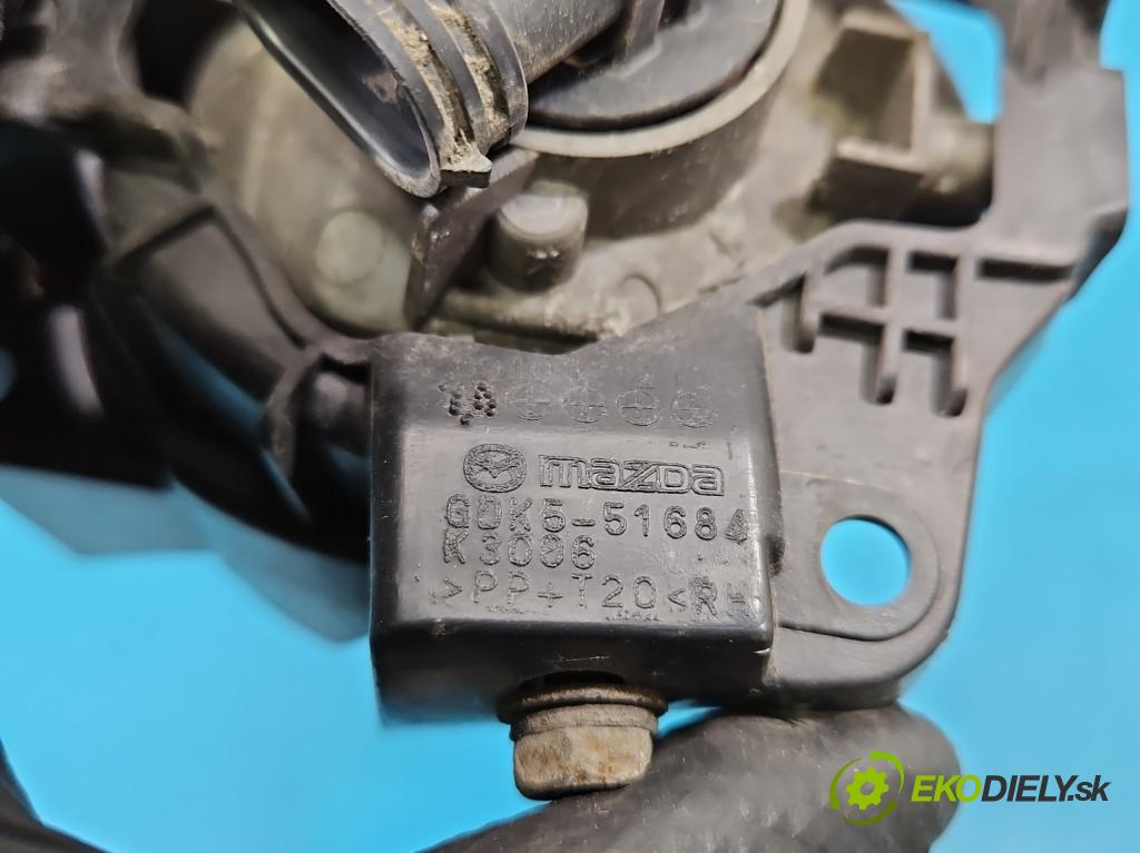 Mazda 6 II GH 2007-2012 1.8 16V 120 HP manual 88 kW 1798 cm3 5- Halogen pravý GDK5-51684 (Kľučka dverí ostatné)