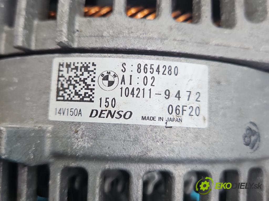 Bmw 3 G20 2018- 2.0 T 156 HP automatic 115 kW 1998 cm3 4- Alternator 8654280 (Alternátor)