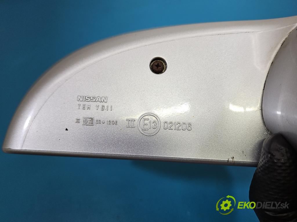 Nissan Tiida 1.8 16V 125 HP automatic 92 kW 1798 cm3 5- zrkadlo pravé  (Kľučka dverí ostatné)