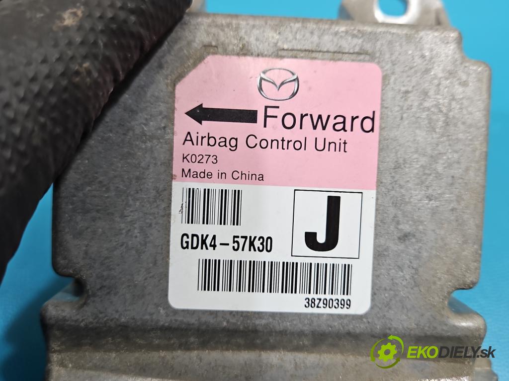 Mazda 6 II GH 2007-2012 1.8 16V 120 HP manual 88 kW 1798 cm3 5- riadiaca jednotka vankúše: GDK-57K30