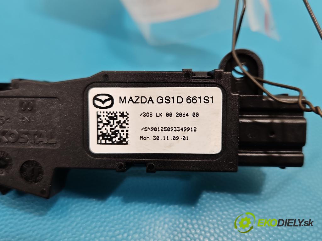 Mazda 6 II GH 2007-2012 1.8 16V 120 HP manual 88 kW 1798 cm3 5- snímač uhla otočenie: GS1D661S1