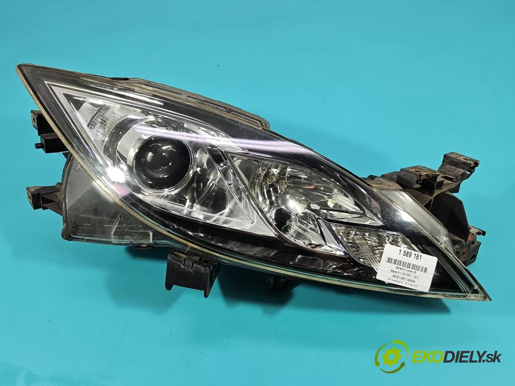 Mazda 6 II GH 2007-2012 1.8 16V 120 hp manual 88 kW 1798 cm3 5- světlo pravý  (Pravé přední světlo)
