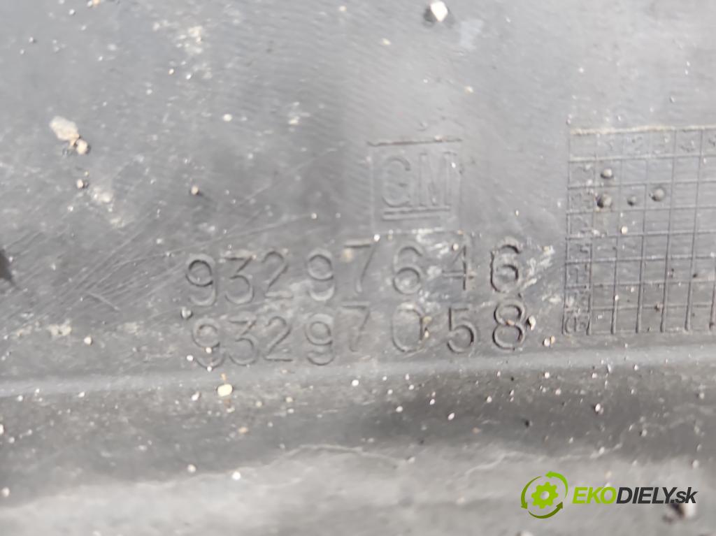 Opel Meriva A 2002-2010 1.6 16V 101 HP manual 74 kW 1598 cm3 5- nárazník predné 93297646 (Kľučka dverí ostatné)