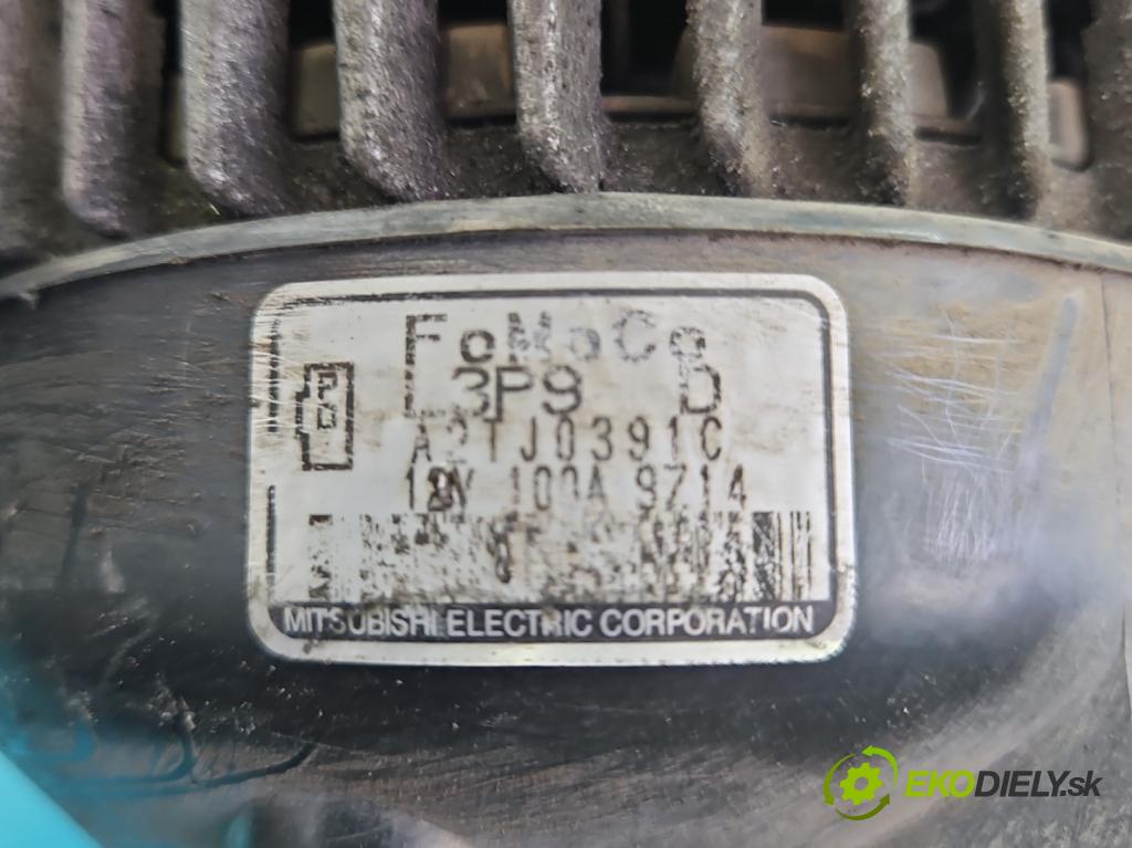Mazda 6 II GH 2007-2012 1.8 16V 120 HP manual 88 kW 1798 cm3 5- Alternator A2TJ0391C (Alternátor)