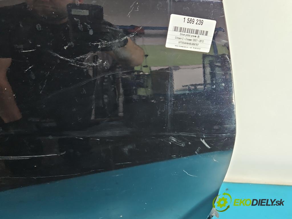 Citroen C-Crosser 2007-2012 2.2 hdi 156 HP manual 115 kW 2179 cm3 5- dvere predné pravé  (Kľučka dverí ostatné)