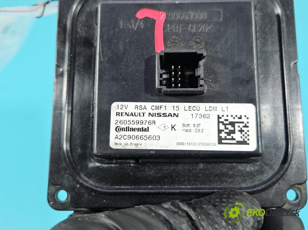 Renault Kadjar 2015-2022 1.2 131 hp automatic 96 kW 1197 cm3 5- modul lampy: A2C90665603