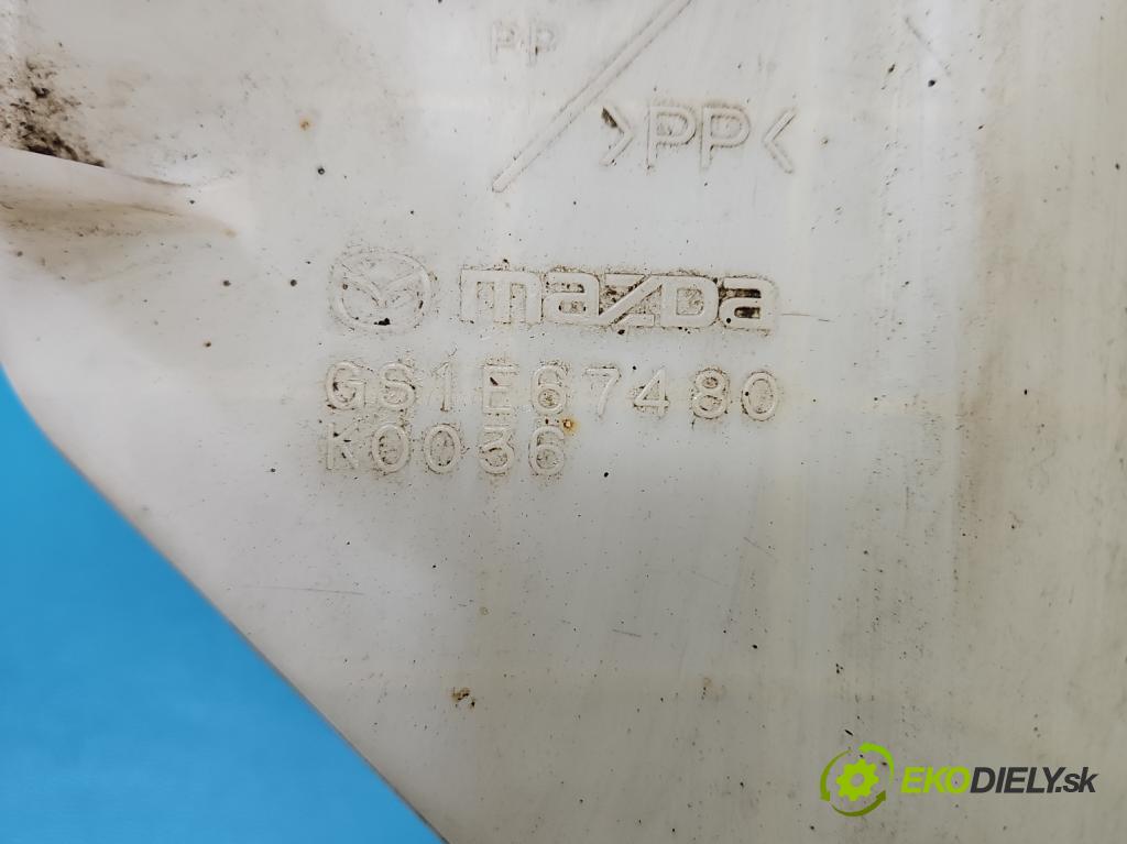 Mazda 6 II GH 2007-2012 1.8 16V 120 HP manual 88 kW 1798 cm3 5- nádržka tekutina: ostrekovačov 860142-777