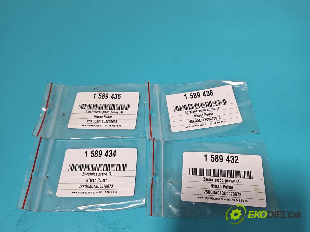 Nissan Pulsar 1.2 T 116 HP manual 85 kW 1197 cm3 5- brzdič predné pravý  (Kľučka dverí ostatné)