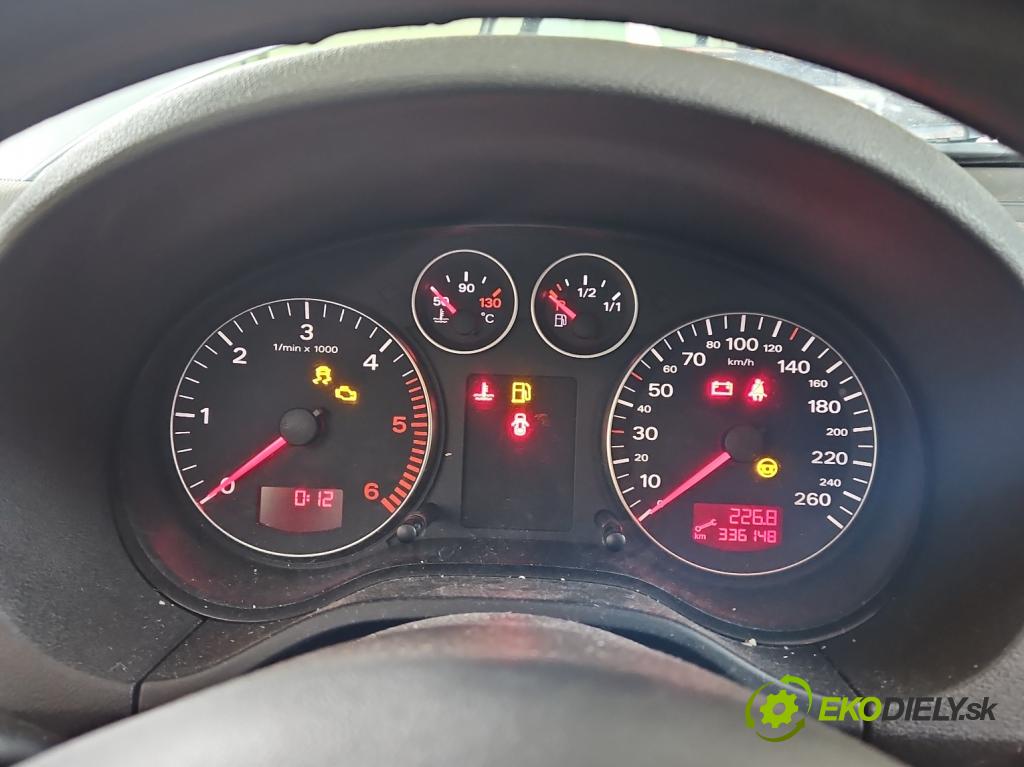 Audi A3 8P 2003-2012 1.9 tdi 105 HP manual 77 kW 1896 cm3 3- prístrojovka/ budíky 8P0920900L (Prístrojová doska)
