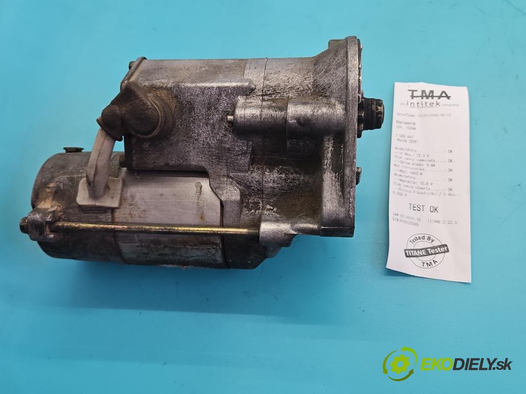 Mazda 323f 2.0 ditd 101 HP manual 74 kW 1998 cm3 5- štartér 228000-3842 (Štartér)