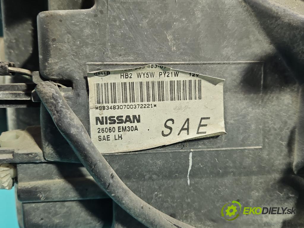 Nissan Tiida 1.8 16V 125 hp automatic 92 kW 1798 cm3 5- světlo levý (Klika dveří ostatní)