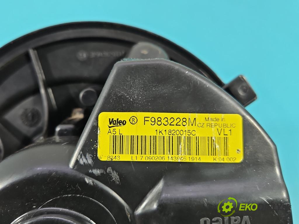 Audi A3 8P 2003-2012 1.9 tdi 105 HP manual 77 kW 1896 cm3 3- ventilátor vzduchu F983228M