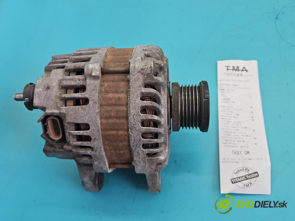 Nissan Tiida 1.8 16V 125 hp automatic 92 kW 1798 cm3 5- Alternator 2310EM01B (Alternátor)