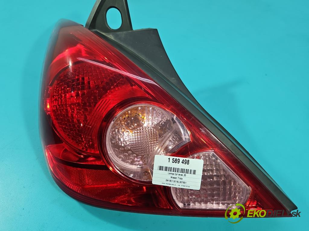 Nissan Tiida 1.8 16V 125 HP automatic 92 kW 1798 cm3 5- svetlo / reflektor zadné ľavé blatník 