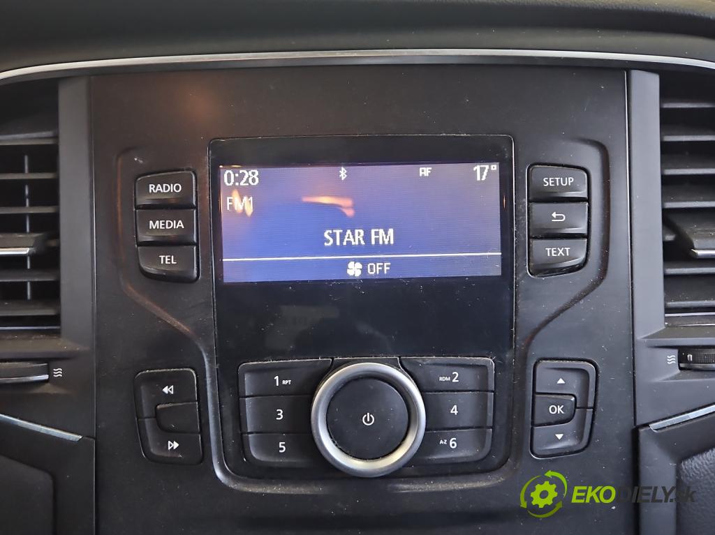 Renault Megane IV 2016-2024 1.5 dci 116 hp manual 85 kW 1461 cm3 5- displej 280908450R (Přístrojová deska)