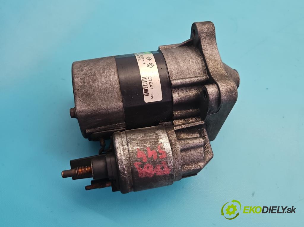 Renault Megane II 2003-2008 1.6 16V 113 HP manual 83 kW 1598 cm3 3- štartér 8200266777A (Štartér)