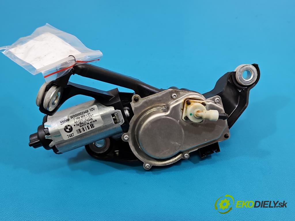 Bmw 1 E87 2004-2011 2.0 16V N43: B20 143 HP manual 105 kW 1995 cm3 5- motor stieračov zadné 7199569-01