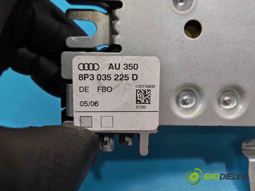 Audi A3 8P 2003-2012 1.9 tdi 105 HP manual 77 kW 1896 cm3 3- Zesilovač: 8P3035225D (Zosilňovač)