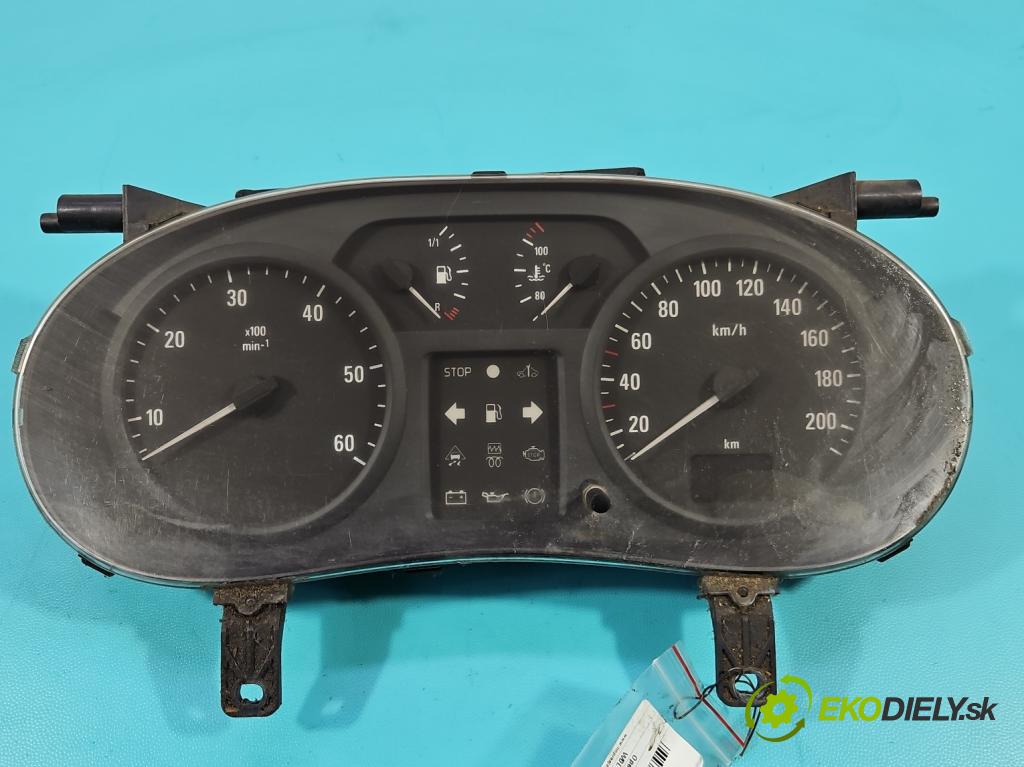 Opel Vivaro 2001-2014 1.9 cdti 82 HP manual 60 kW 1870 cm3 5- prístrojovka/ budíky P8200006339A (Prístrojová doska)