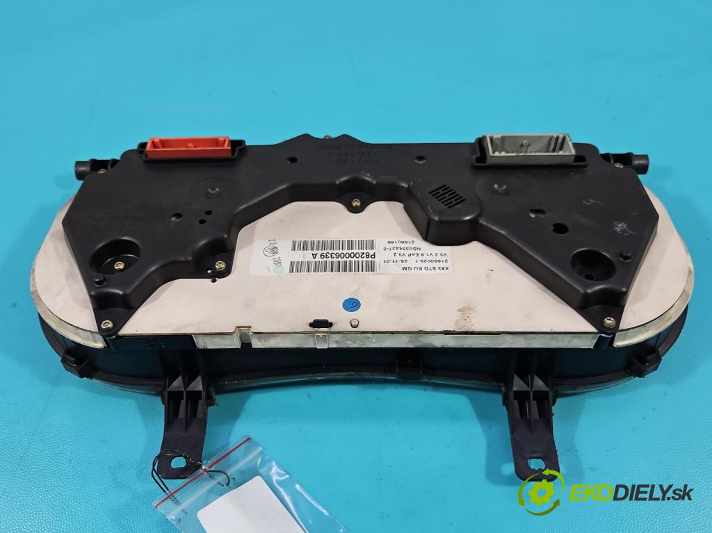 Opel Vivaro 2001-2014 1.9 cdti 82 HP manual 60 kW 1870 cm3 5- prístrojovka/ budíky P8200006339A (Prístrojová doska)