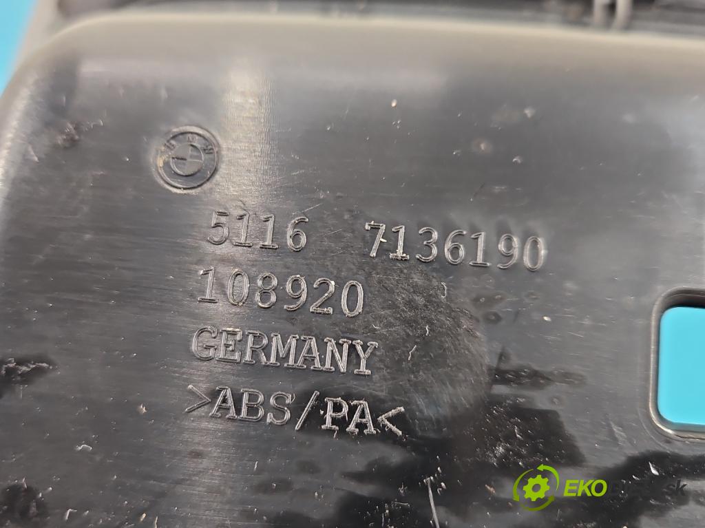 Bmw 1 E87 2004-2011 2.0 16V N43: B20 143 HP manual 105 kW 1995 cm3 5- lišta ozdobná vnitŕní: 7136190