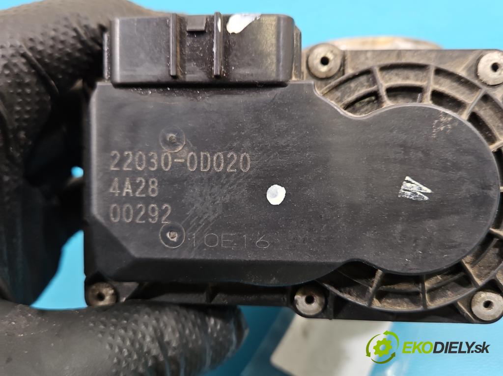 Toyota Corolla E12 2001-2009 1.6 vvti 110 HP manual 81 kW 1598 cm3 3- klapka 22030-0D020 (Škrtiaca klapka)