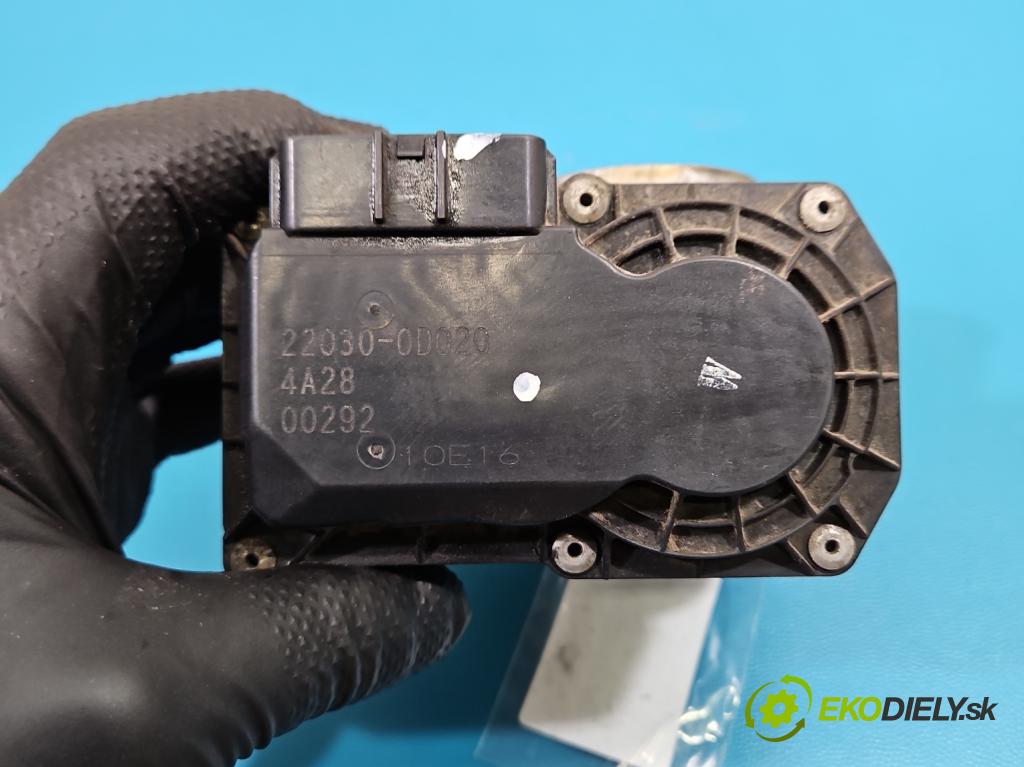 Toyota Corolla E12 2001-2009 1.6 vvti 110 HP manual 81 kW 1598 cm3 3- klapka 22030-0D020 (Škrtiaca klapka)