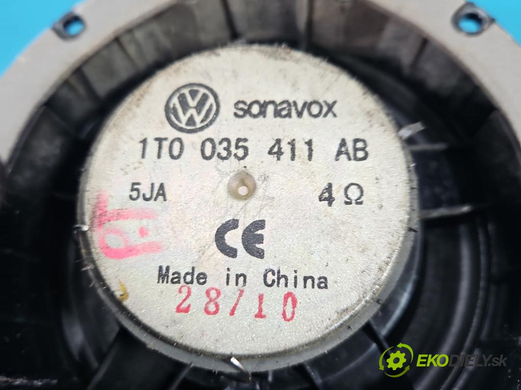 Vw Touran I 2003-2015 1.6 tdi 105 HP manual 77 kW 1599 cm3 5- Reproduktor 1T0035411AB