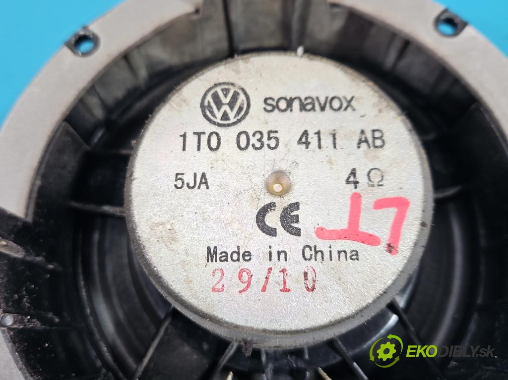 Vw Touran I 2003-2015 1.6 tdi 105 HP manual 77 kW 1599 cm3 5- Reproduktor 1T0035411AB