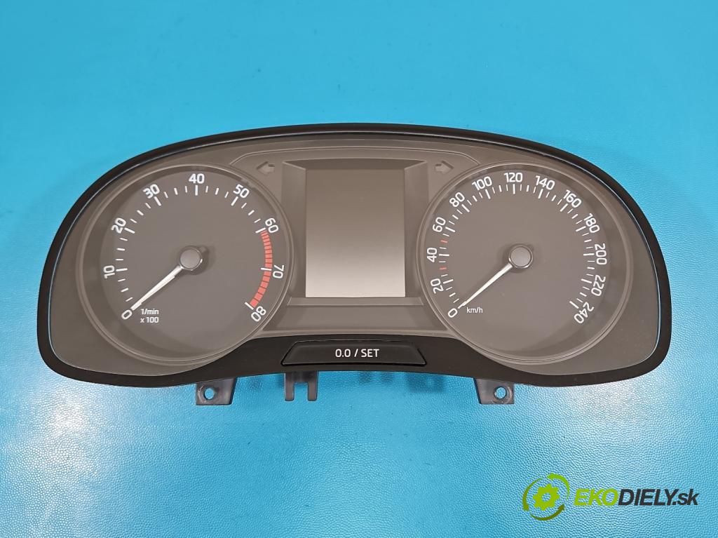 Skoda Fabia III 2014- 2021 1.0 MPI 60 HP manual 44 kW 999 cm3 5- prístrojovka/ budíky 6V0920700A (Prístrojová doska)