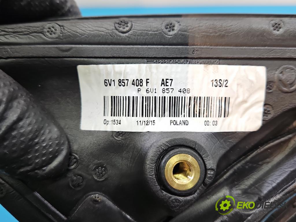 Skoda Fabia III 2014-2021 1.0 MPI 60 HP manual 44 kW 999 cm3 5- zrkadlo pravé  (Kľučka dverí ostatné)