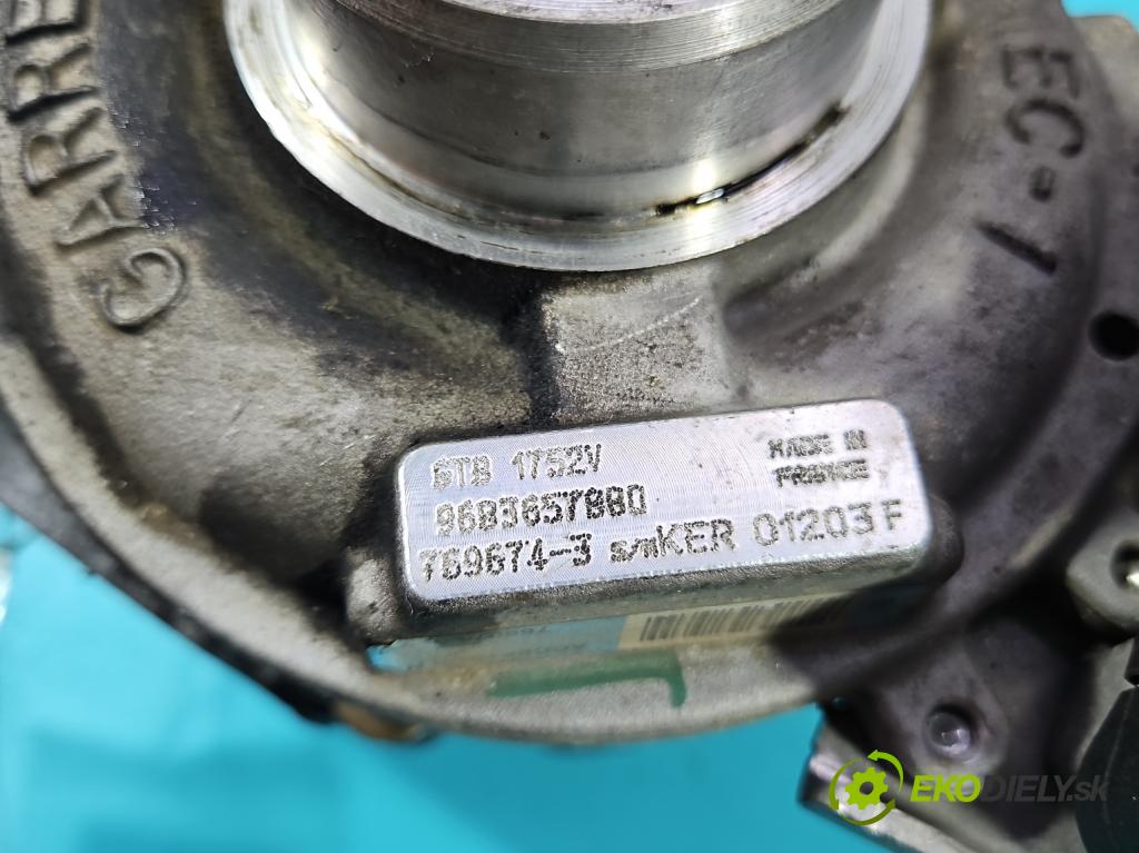Citroen C-Crosser 2007-2012 2.2 hdi 156 HP manual 115 kW 2179 cm3 5- turbodúchadlo, turbo 769674-3 (Turbodúchadlo (kompletné))