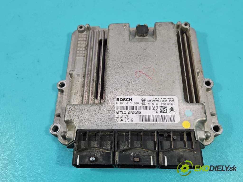Citroen C-Crosser 2007-2012 2.2 hdi 156 HP manual 115 kW 2179 cm3 5- riadiaca jednotka motora 0281013666