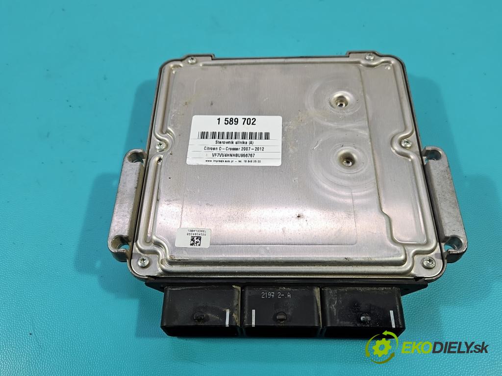 Citroen C-Crosser 2007-2012 2.2 hdi 156 HP manual 115 kW 2179 cm3 5- riadiaca jednotka motora 0281013666