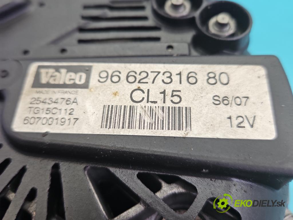 Citroen C-Crosser 2007-2012 2.2 hdi 156 HP manual 115 kW 2179 cm3 5- Alternator 9662731680 (Alternátor)